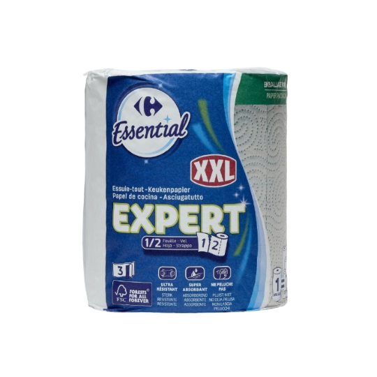 Essuie-Tout XXL Blanc CARREFOUR ESSENTIAL