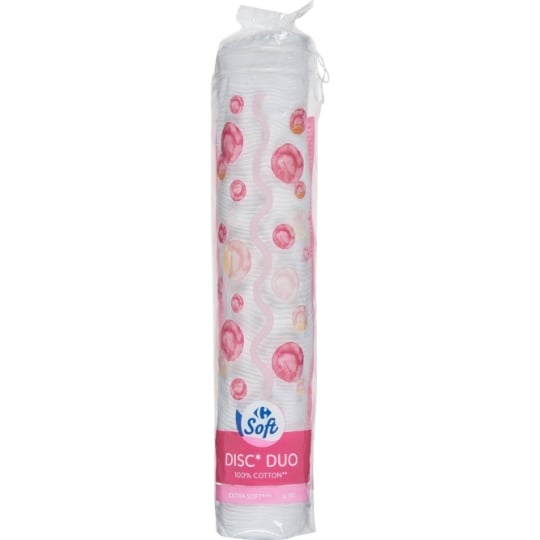Cotons à Démaquiller Disques Visage Et Yeux Doux CARREFOUR SOFT