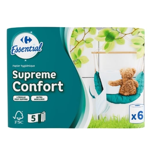 Papier Toilette Supreme Confort CRF ESSENTIAL