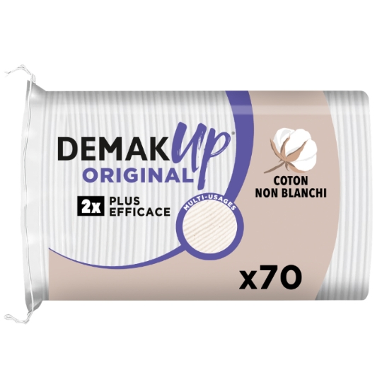 Cotons à Démaquiller Ovales Visage Duo DEMAK'UP