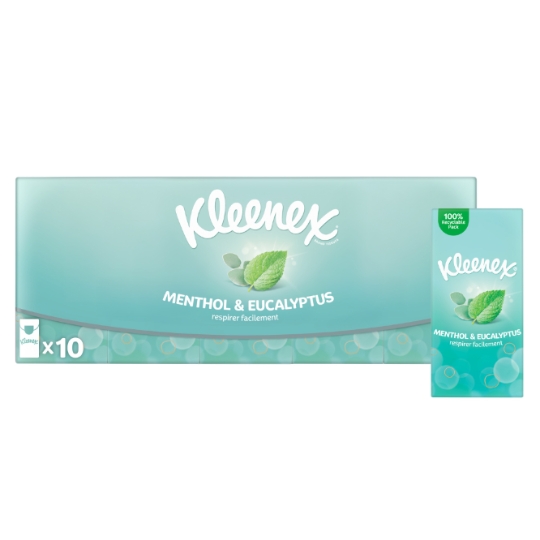 Mouchoirs Menthol Eucalyptol Respirer KLEENEX