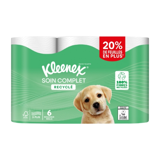 Papier Toilette Soin Complet Recyclé 3 Plis KLEENEX