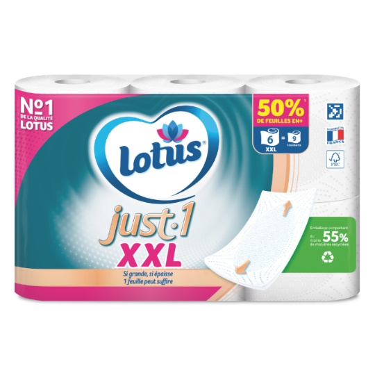 Papier Toilette XXL Tube Jetable Aqua Tube LOTUS