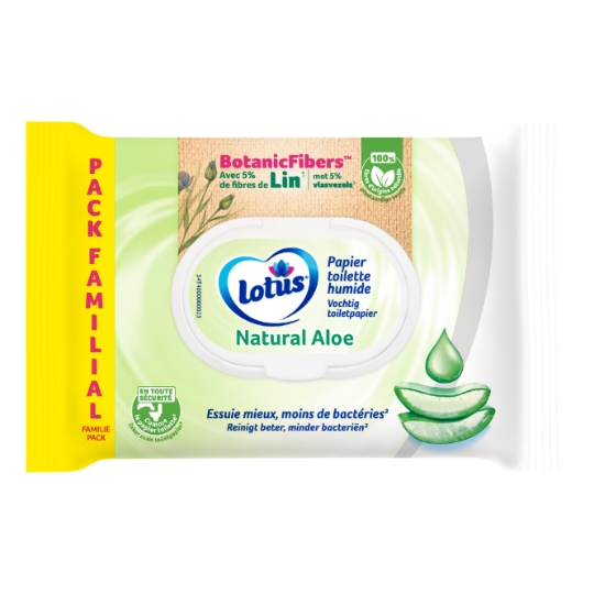 Papier Toilette Humide Aloe Vera LOTUS