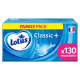 Mouchoirs Doux 3 Epaisseurs Pur Blanc Recyclable LOTUS
