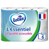 Papier Toilette Doux Résistant Tube Jetable FSC Essentiel LOTUS