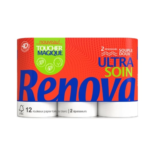 Papier Toilette Long Résistant Doux Magic RENOVA