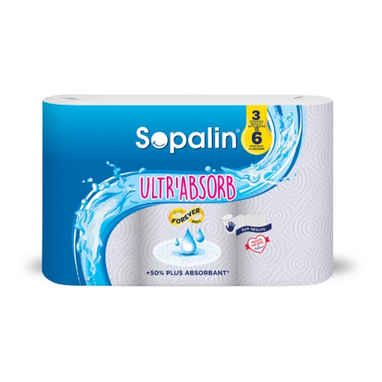 Essuie-Tout Ultr'Absorb Blanc SOPALIN