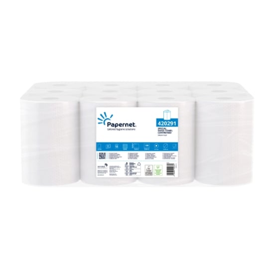 Papernet 420291 Serviette En Papier 158 Feuilles Cellulose Blanc 60 M AUCUNE_MARQUE