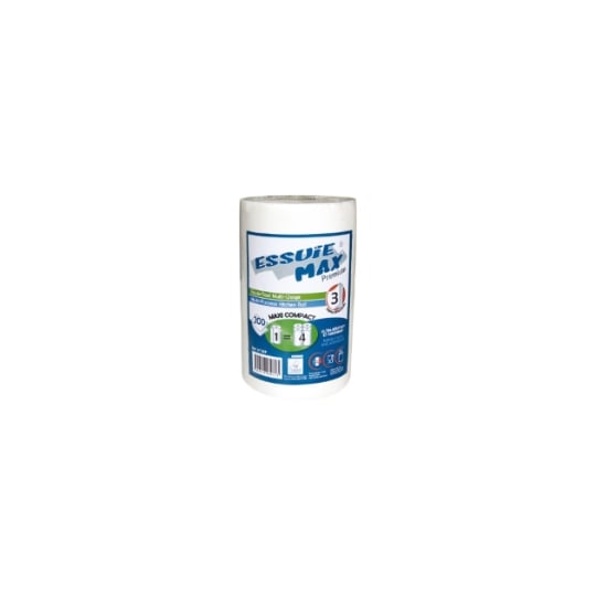 12 Essuie Tout 1 Rouleau 200 Formats Blanc Essuiemax - Essuie Max FOXY
