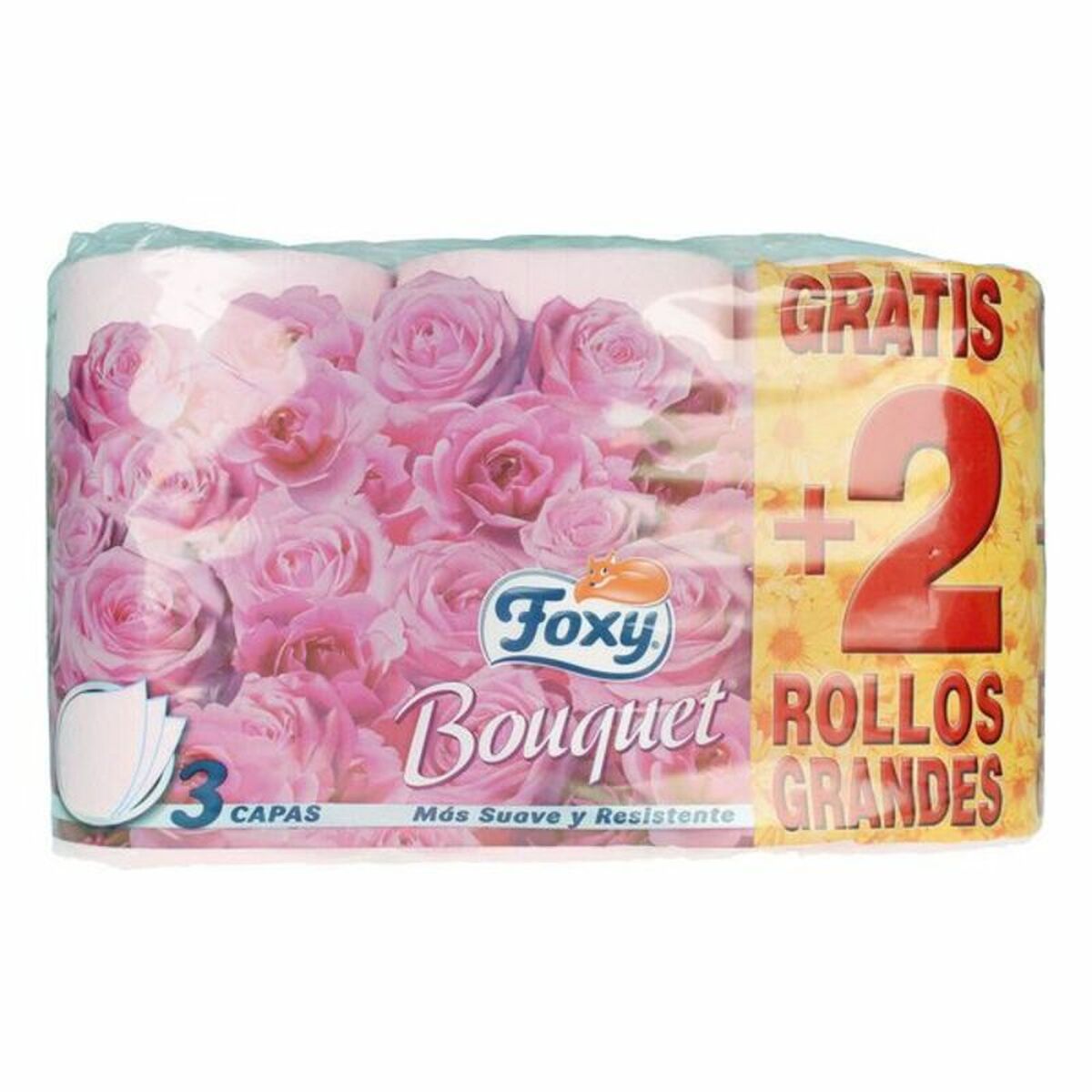Papier Toilette Foxy Bouquet 3 Couches (6 Uds) FOXY