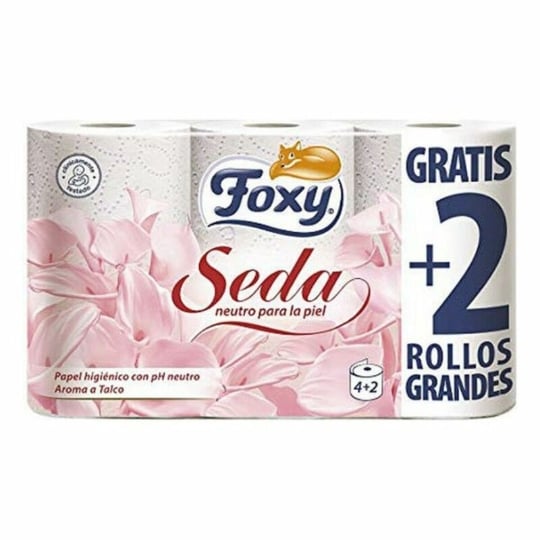 Papier Toilette Seda Ph Neutro Foxy (6 Uds) FOXY