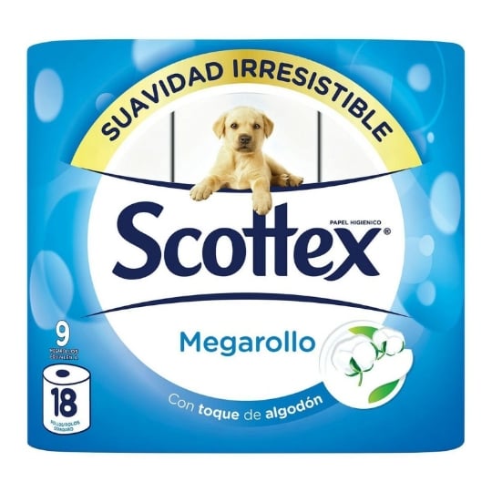 Papier Toilette Scottex (9 Uds) SCOTTEX