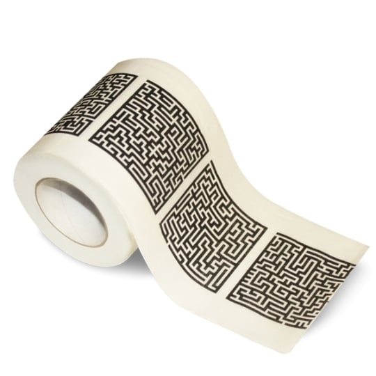 Papier Toilettes Wc En Forme De Labyrinthe Pq TOTALCADEAU