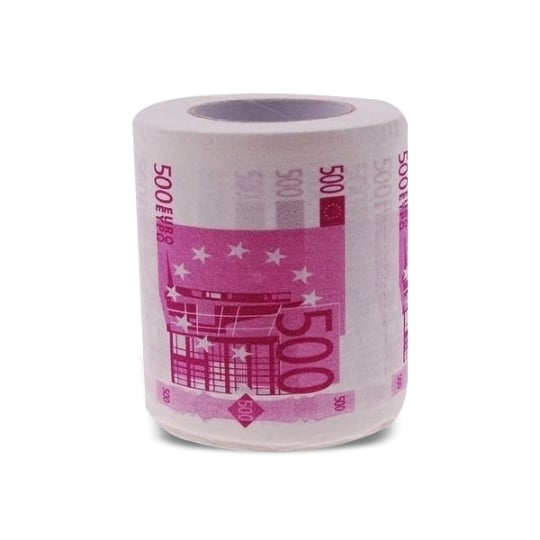 Papier Toilettes En Forme De Billet De 500 Euros TOTALCADEAU