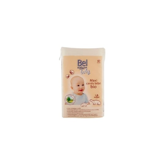 Maxi Carrés Bébé X60 (coton) - Bel Nature
