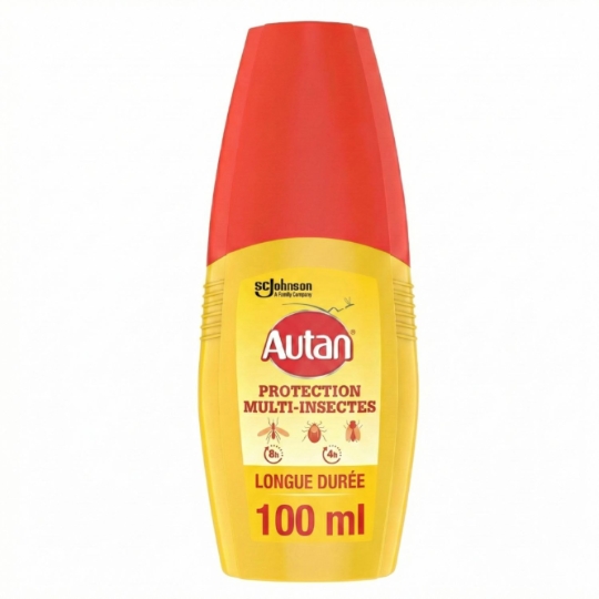 Répulsif Multi-Insectes Moustiques Taons Tiques Protection Longue Durée AUTAN