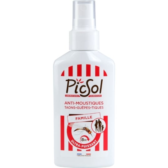 Anti-moustiques Spray Répulsif Taons et Guêpes Protection Famille PICSOL