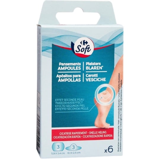 Pansements Ampoules Soft CARREFOUR SOFT