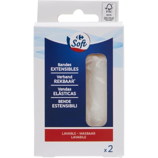 Bandes Extensibles Lavables CARREFOUR SOFT