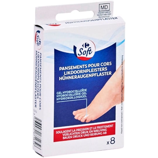 Pansements Cors, Pansements CARREFOUR SOFT
