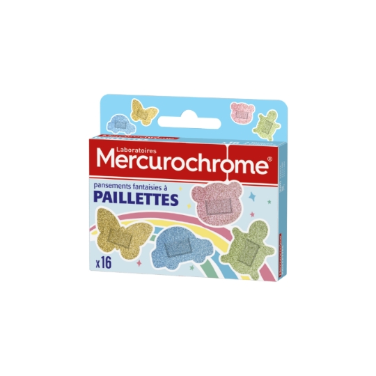 Pansements Fantaisie Paillettes MERCUROCHROME