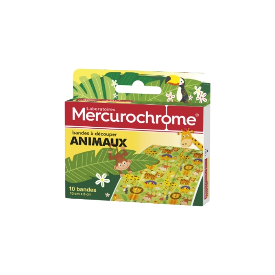 Pansements à Découper Animaux Résistant à l'Eau MERCUROCHROME
