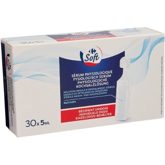 Sérum physiologique Adulte CARREFOUR SOFT