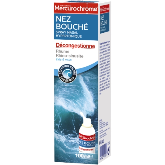 Spray nasal Eau de Mer Hypertonique MERCUROCHROME