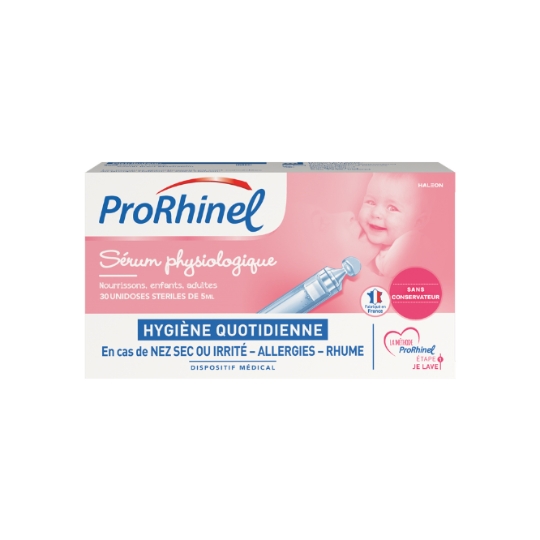 Sérum physiologique bébé Nez Irrité et Sec PRORHINEL
