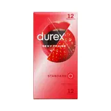 Préservatifs Standard Extra Lubrifié Fraise DUREX