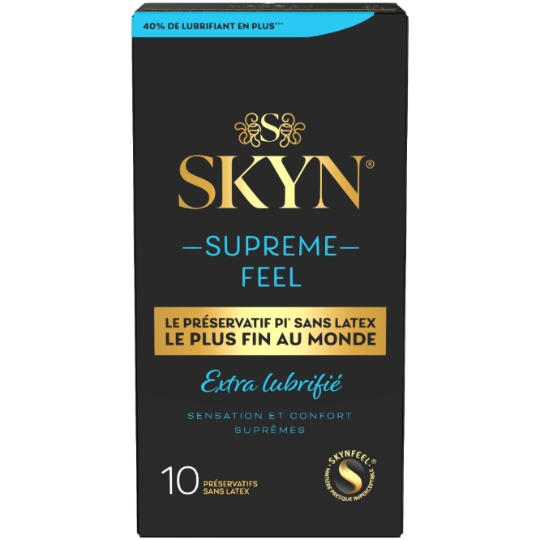 Préservatifs Supreme Feel Extra Lubrifié Sans Latex MANIX