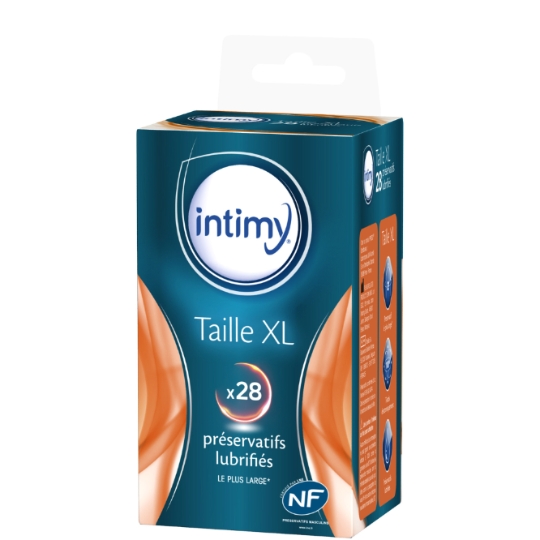 Préservatifs Taille XL Lubrifié INTIMY