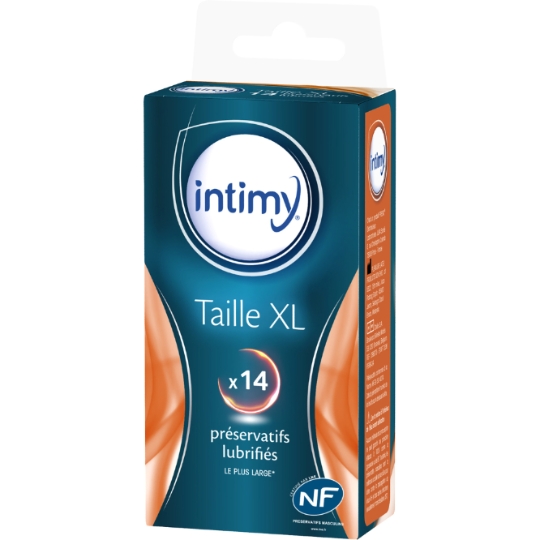 Préservatifs Taille XL Lubrifiés INTIMY