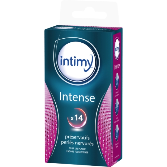 Préservatifs Intense Micro-perles Nervurés INTIMY
