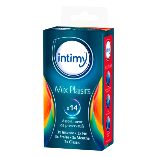 Assortiment de Préservatifs Mix Plaisirs INTIMY