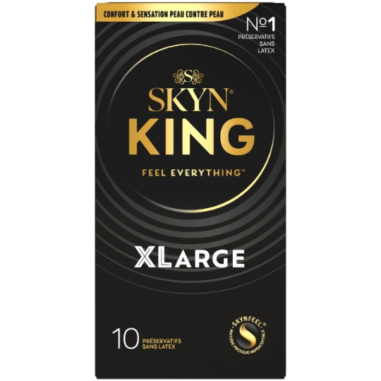 Préservatifs XLarge Sans Latex King SKYN