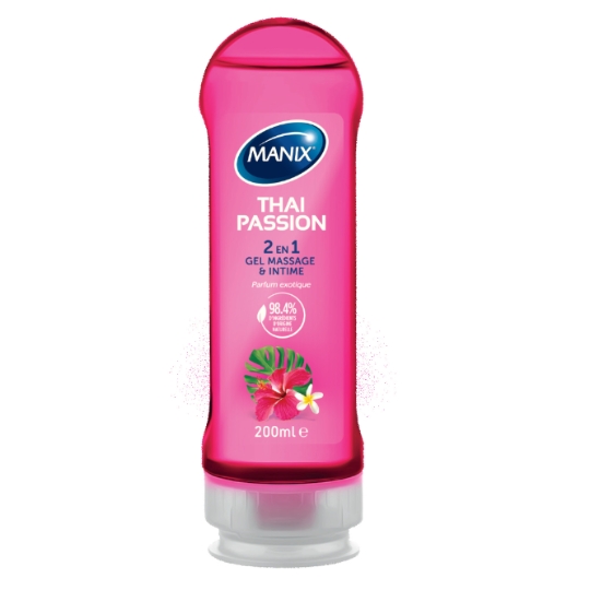 Gel Lubrifiant et Massage 2en1 Exotique Thai Passion MANIX