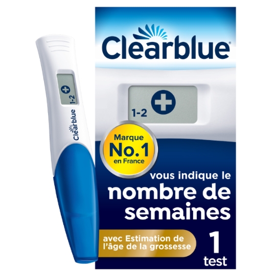 Test de grossesse Digital Estimation Age Grossesse CLEARBLUE