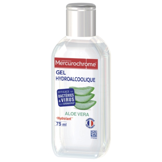 Gel hydroalcoolique Mains Aloe Vera MERCUROCHROME