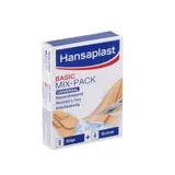 4 Pansements Et 8 Strips - Basic Mix-pack Universal - Résistant À L'ea HANSAPLAST