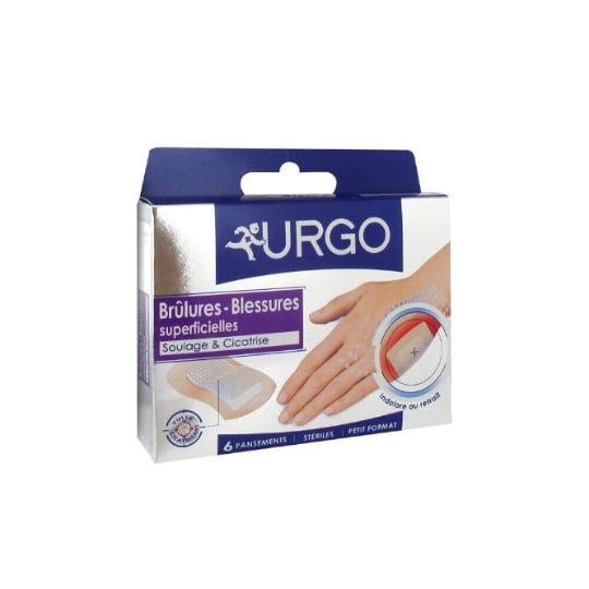 Urgo Brûlures Et Blessures Superficielles Petit Format 6 Pansements URGO