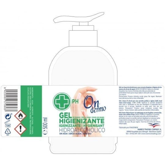 Gel Hydroalcoolique 500 Ml