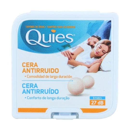 Quies - Bouchons D'oreille En Cire Naturelle 16 Unités