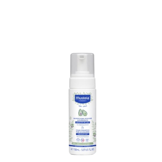 Shampoing bébé Mousse Nourrisson Prévention croûtes de lait MUSTELA