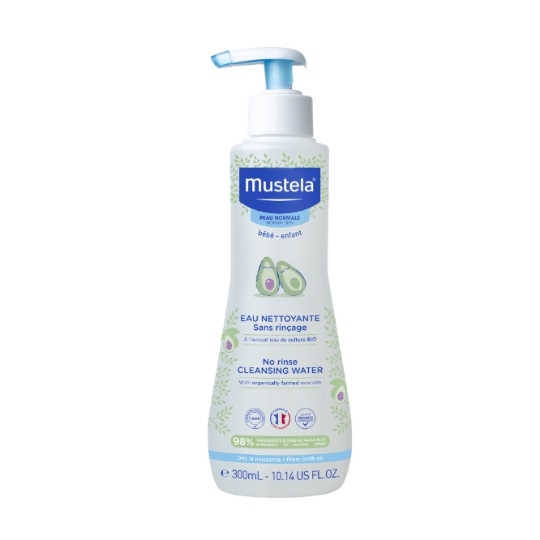 Eau nettoyante bébé A l'Avocat Bio Sans rinçage MUSTELA
