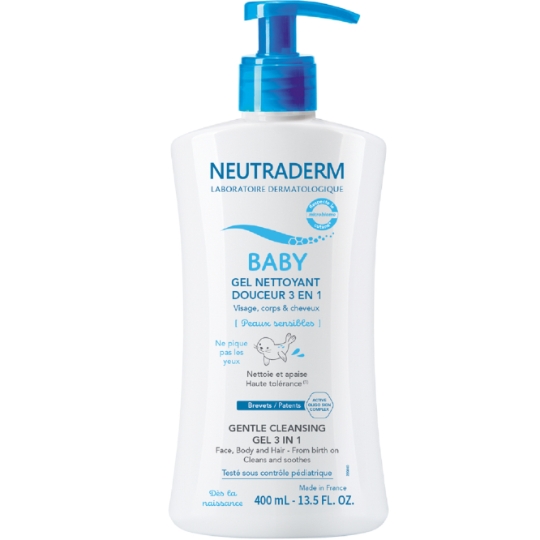 Gel douche bébé Douceur 3en 1 NEUTRADERM