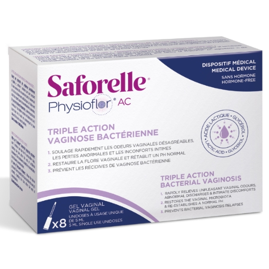 Gel Vaginal Soulage les Symptômes et Prévient les Récidives de la Vaginose Bactérienne PHYSIOFLOR
