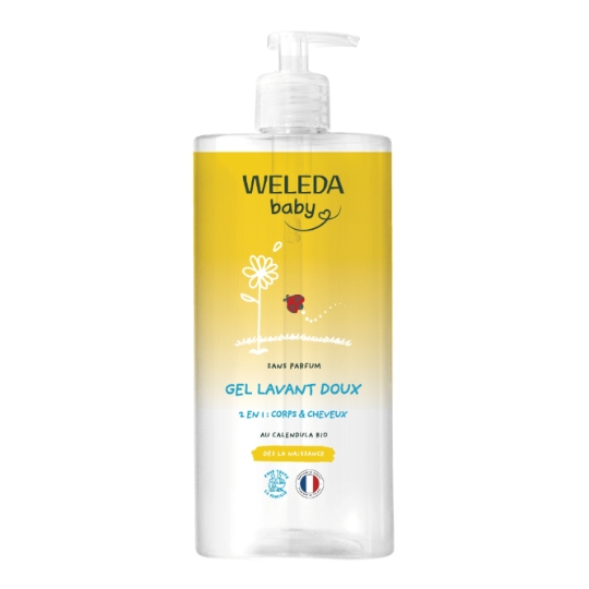 Gel douche bébé Doux Corps et Cheveux Bio WELEDA