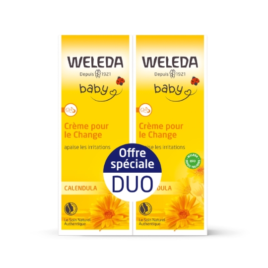 Crème change bébé Apaise Les Irritations Au Calendula Bio WELEDA